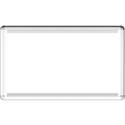 Lorell DIY Whiteboard Mounting Frame 36"H x 60"W Silver Aluminum (LLR-LLR18321)