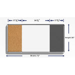 Lorell DIY Whiteboard Mounting Frame 36