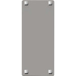 Lorell DIY Frameless Corkboard Gray Cork Surface 15