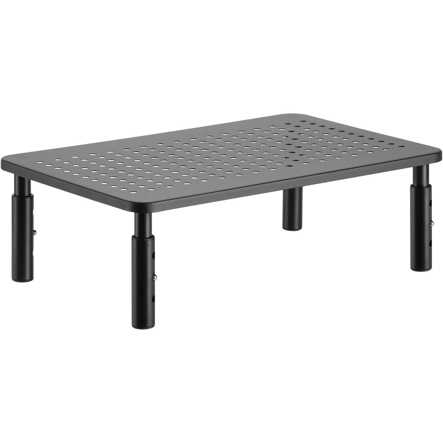 Lorell Height - Adjustable Device Stand 5.5"H x 9.25"W x 14.5"D Black (LLR - LLR18329) - SchoolOutlet