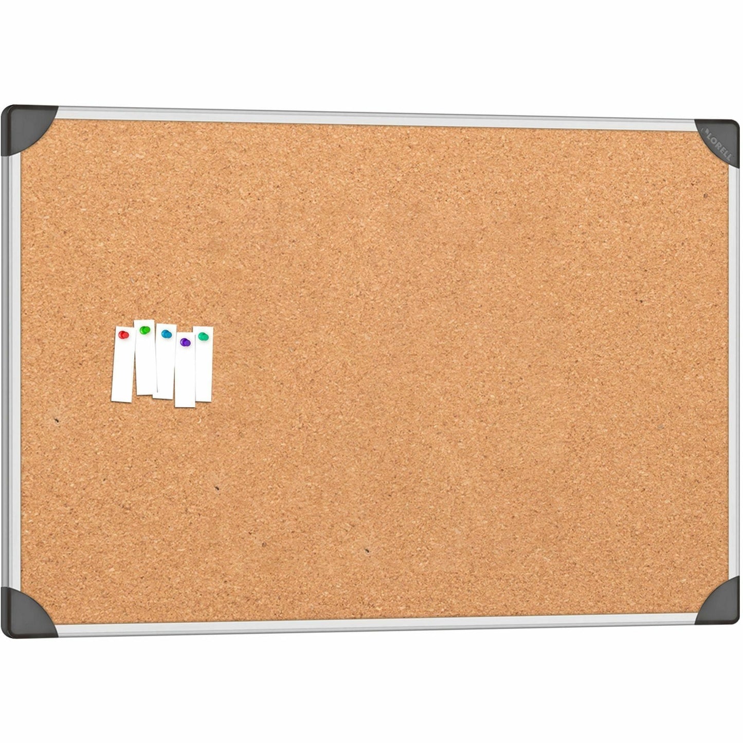 Lorell Master - Level Architectural Aluminum Frame Resilient Corkboard 36"W x 24"H (LLR - LLR19191) - SchoolOutlet