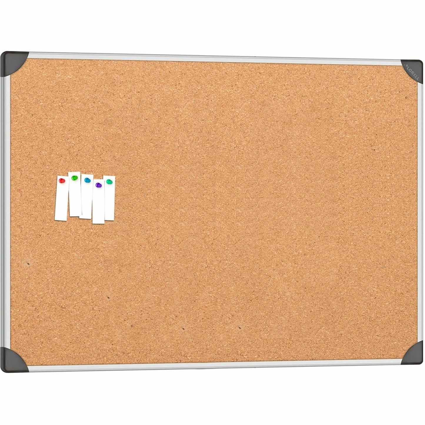 Lorell Master - Level Architectural Aluminum Frame Resilient Corkboard 48"W x 36"H (LLR - LLR19192) - SchoolOutlet