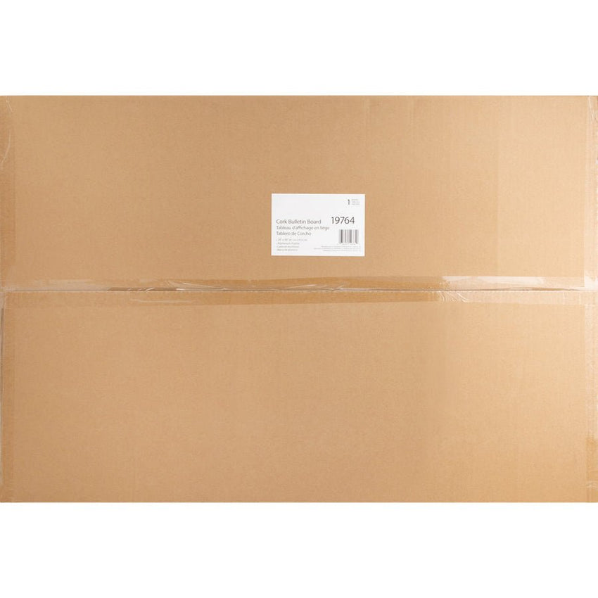 Lorell Bulletin Board Cork Surface 36"W x 24"H (LLR - LLR197624) - SchoolOutlet