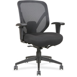 Lorell Executive Self-Tilt Mesh Mid-Back Office Chair with Adjustable Arms and Tilt Lock 18.25 - 22.25 "H (LLR-LLR20017)