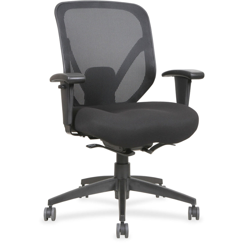 Lorell Executive Self - Tilt Mesh Mid - Back Office Chair with Adjustable Arms and Tilt Lock 18.25 - 22.25 "H (LLR - LLR20017) - SchoolOutlet
