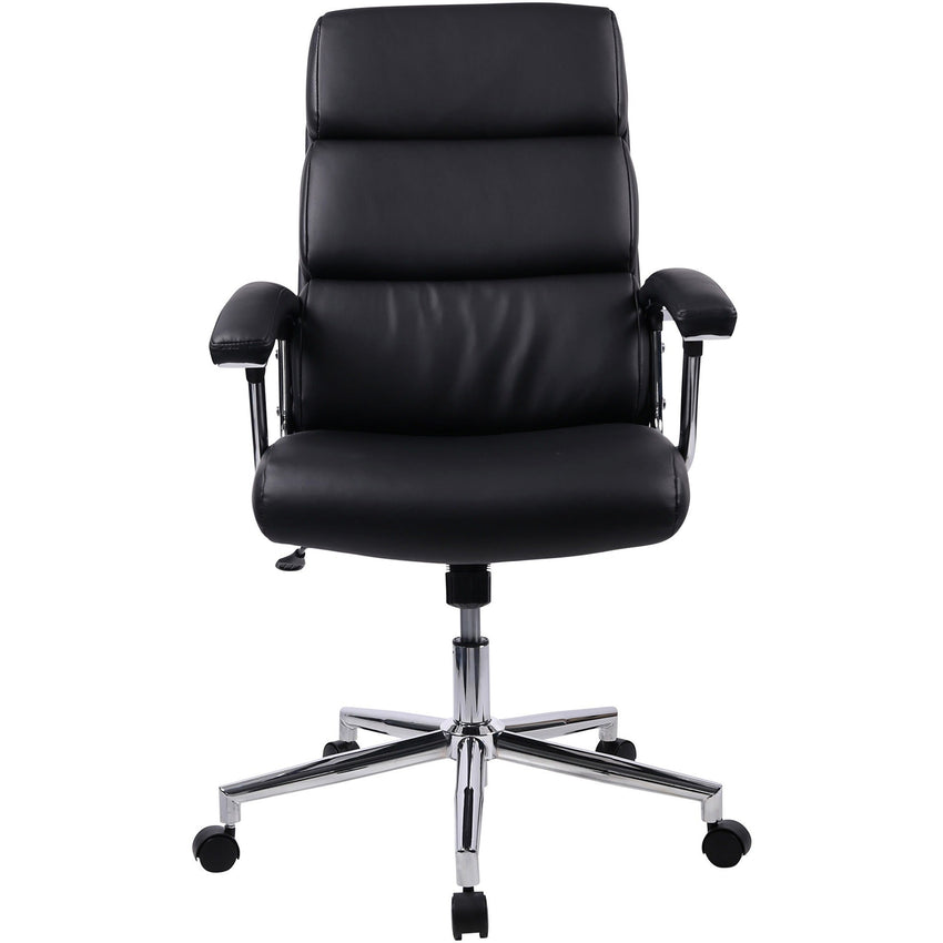 Lorell High - Back Executive Office Chair with Bonded Leather Upholstery and Tilt Lock 18.5" - 22.5 "H (LLR - LLR20018) - SchoolOutlet