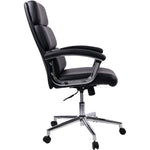 Lorell High - Back Executive Office Chair with Bonded Leather Upholstery and Tilt Lock 18.5