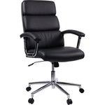 Lorell High - Back Executive Office Chair with Bonded Leather Upholstery and Tilt Lock 18.5