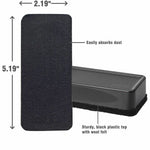Lorell Dry - Erase Board Eraser with Wool Felt and Sturdy Plastic Grip 5.19