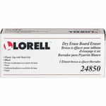 Lorell Dry - Erase Board Erasers with Wool Felt and Sturdy Plastic Grips 12 Erasers/Box (LLR - LLR24850BX) - SchoolOutlet
