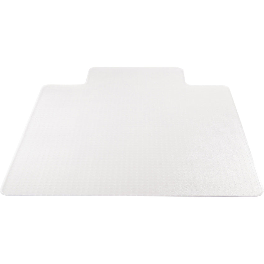 Lorell Medium - Pile Wide Lip Chairmat for Carpet 60" x 46" Heavy - Duty Vinyl (LLR - LLR25755) - SchoolOutlet