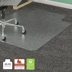 Lorell Medium - Pile Wide Lip Chairmat for Carpet 60