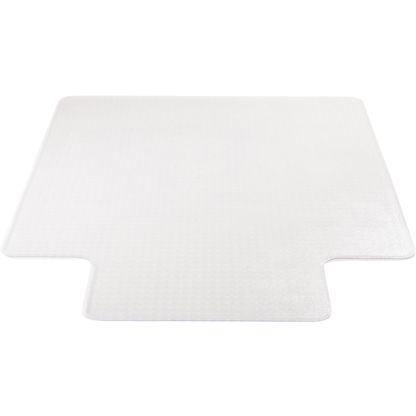 Lorell Medium - Pile Wide Lip Chairmat for Carpet 53" x 45" Heavy - Duty Vinyl (LLR - LLR25756) - SchoolOutlet