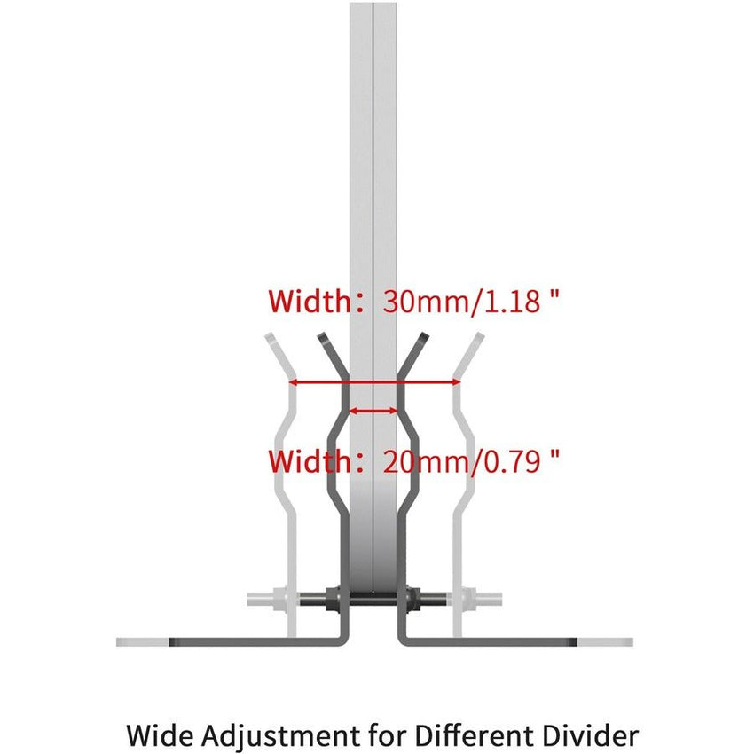 Lorell 2 - Tier Sit/Stand Double Base 42.5"W x 22"D x 28.3" to 46"H Steel (LLR - LLR25959) - SchoolOutlet