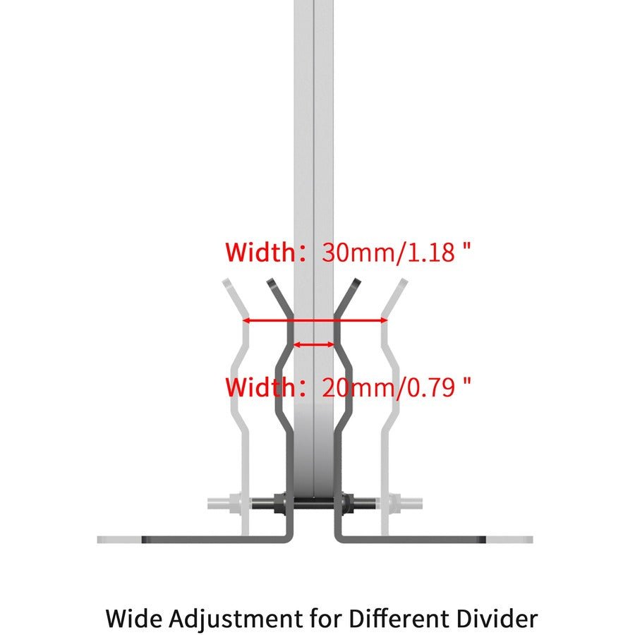 Lorell 2 - Tier Sit/Stand Double Base 42.5"W x 22"D x 28.3" to 46"H Steel (LLR - LLR25959) - SchoolOutlet