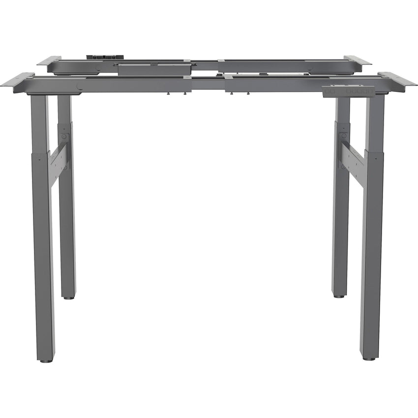 Lorell 2 - Tier Sit/Stand Double Base 42.5"W x 22"D x 28.3" to 46"H Steel (LLR - LLR25959) - SchoolOutlet