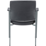 Lorell Healthcare Upholstery Guest Chair with Antimicrobial Vinyl and Stackable Design 18.13