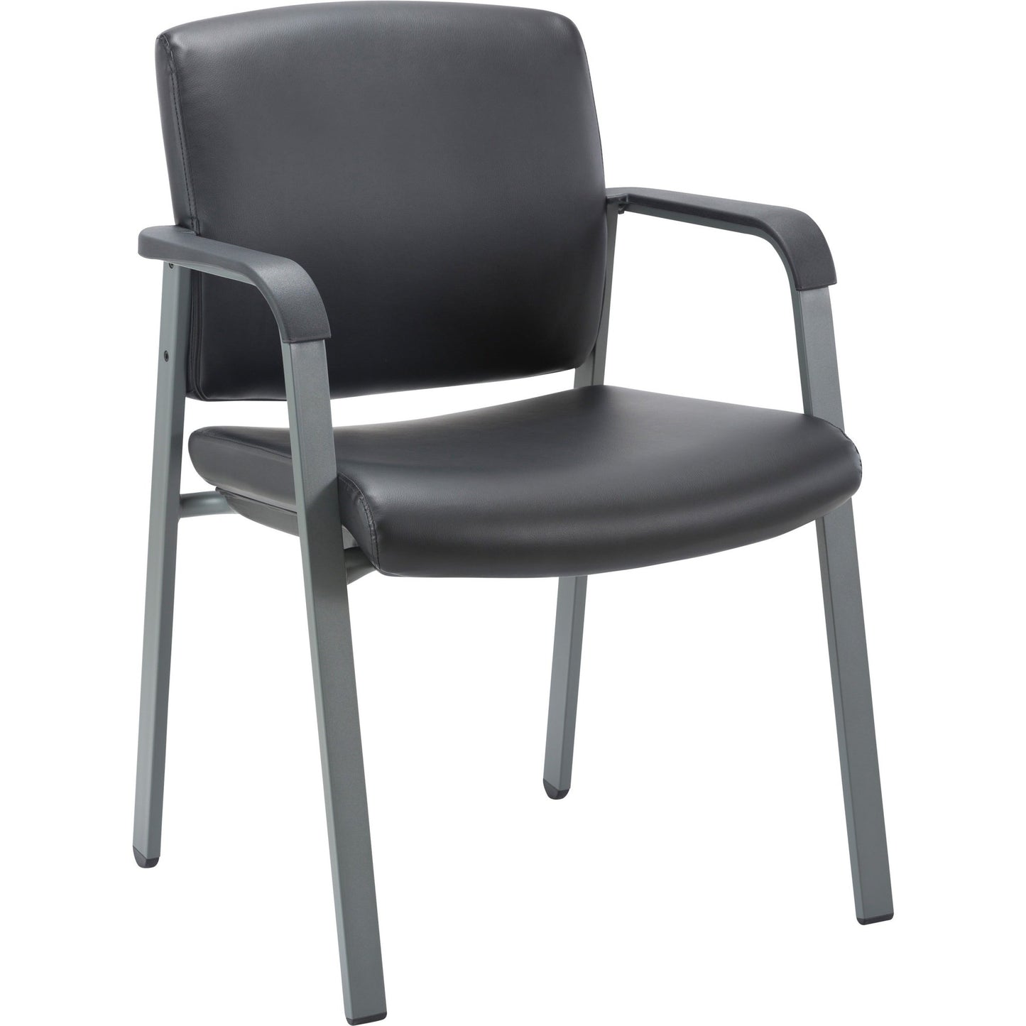 Lorell Healthcare Upholstery Guest Chair with Antimicrobial Vinyl and Stackable Design 18.13" "H (LLR - LLR3095X) - SchoolOutlet