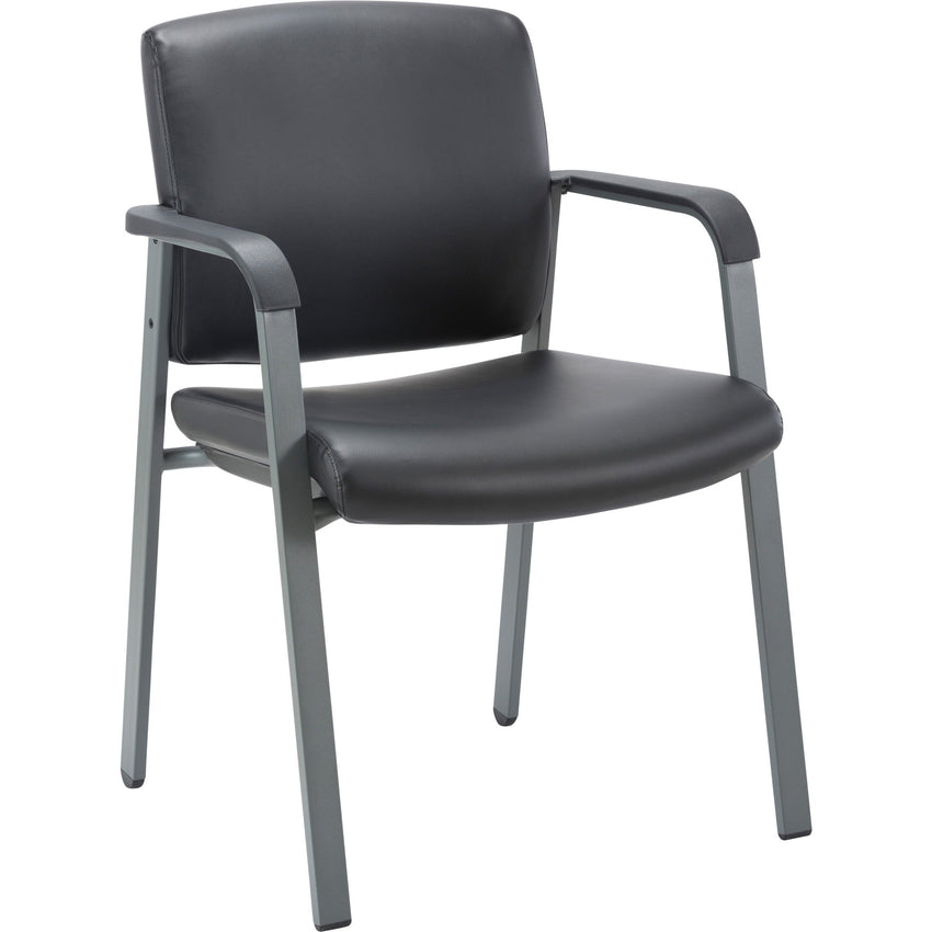 Lorell Healthcare Upholstery Guest Chair with Antimicrobial Vinyl and Stackable Design 18.13" "H (LLR - LLR3095X) - SchoolOutlet