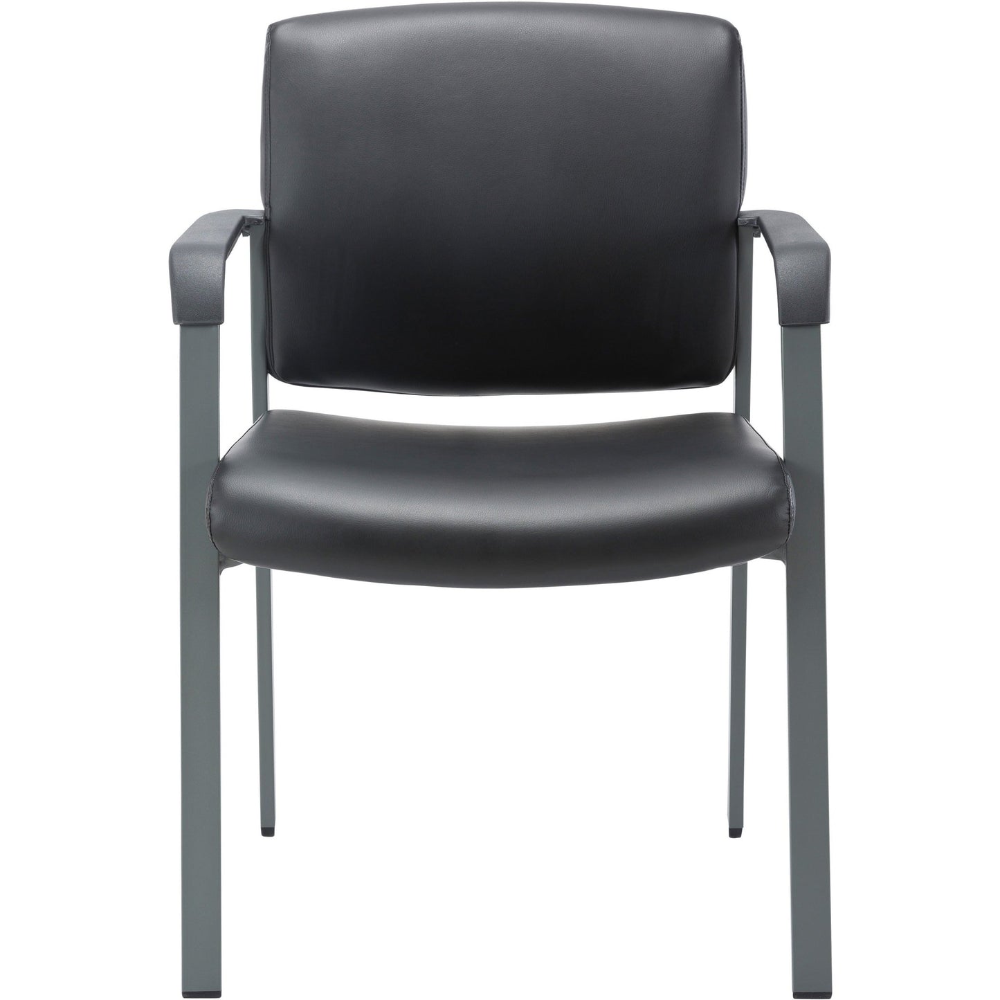 Lorell Healthcare Upholstery Guest Chair with Antimicrobial Vinyl and Stackable Design 18.13" "H (LLR - LLR3095X) - SchoolOutlet