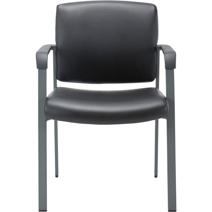 Lorell Healthcare Upholstery Guest Chair with Antimicrobial Vinyl and Stackable Design 18.13" "H (LLR - LLR3095X) - SchoolOutlet