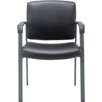 Lorell Healthcare Upholstery Guest Chair with Antimicrobial Vinyl and Stackable Design 18.13