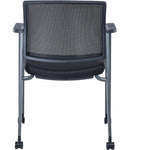 Lorell Mesh Back Guest Chair with Casters and Padded Arms (LLR - LLR30953) - SchoolOutlet
