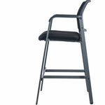 Lorell Mesh Back Guest Stool with Arms and Stackable Design 28.75 H (LLR - LLR30954) - SchoolOutlet