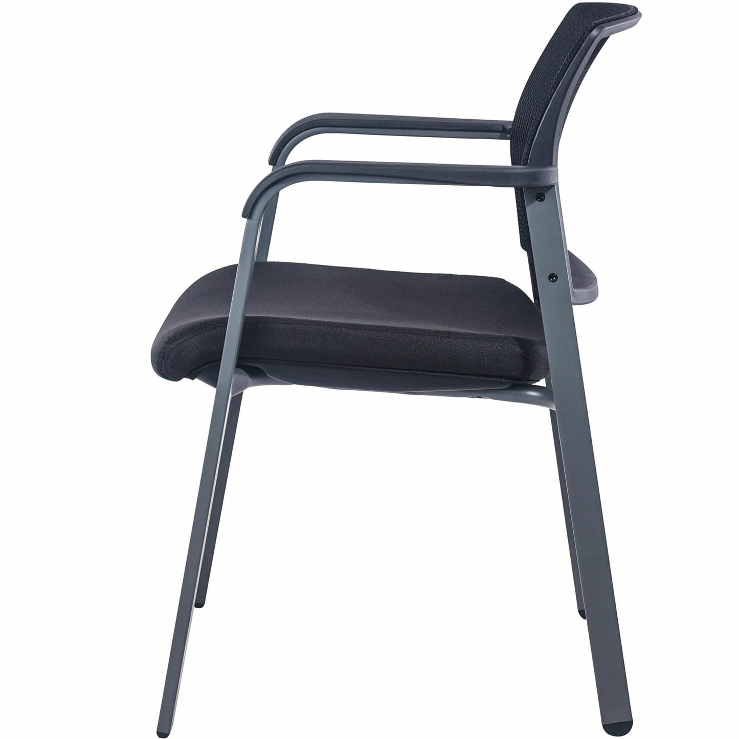 Lorell Mesh Back Guest Chair with Breathable Design and Stackable Frame 18.13 "H (LLR - LLR30956) - SchoolOutlet
