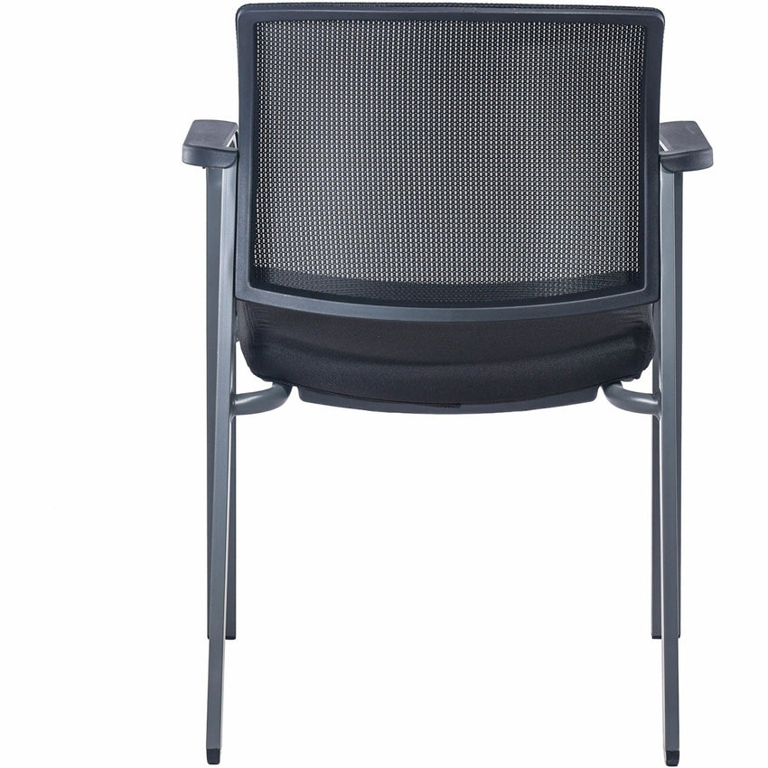 Lorell Mesh Back Guest Chair with Breathable Design and Stackable Frame 18.13 "H (LLR - LLR30956) - SchoolOutlet
