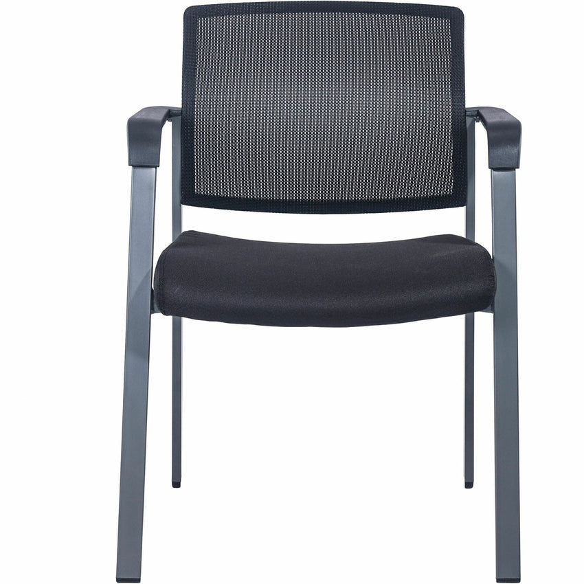 Lorell Mesh Back Guest Chair with Breathable Design and Stackable Frame 18.13 "H (LLR - LLR30956) - SchoolOutlet
