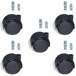 Lorell Premium Soft Dual - Wheel Chair Casters 2.5