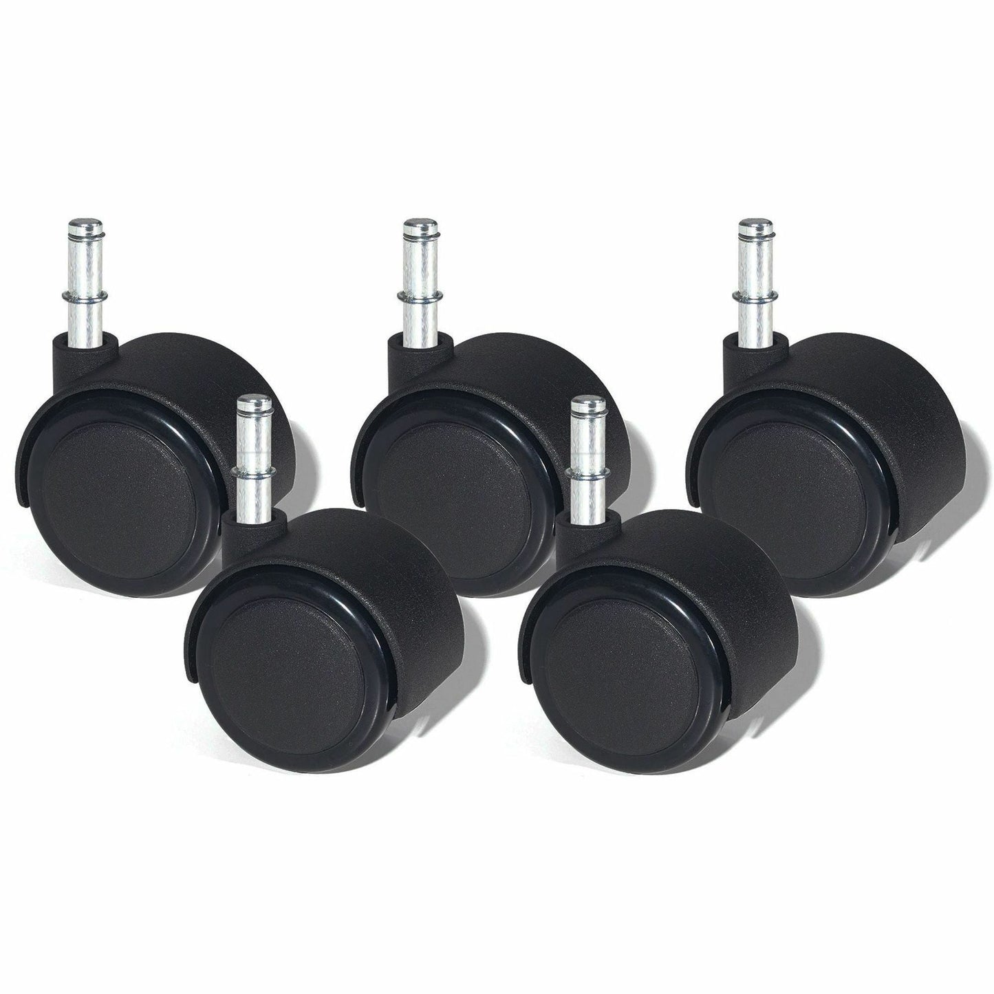 Lorell Premium Soft Dual - Wheel Chair Casters 2.5" Diameter Set of 5 (LLR - LLR33446) - SchoolOutlet