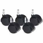Lorell Premium Soft Dual - Wheel Chair Casters 2.5