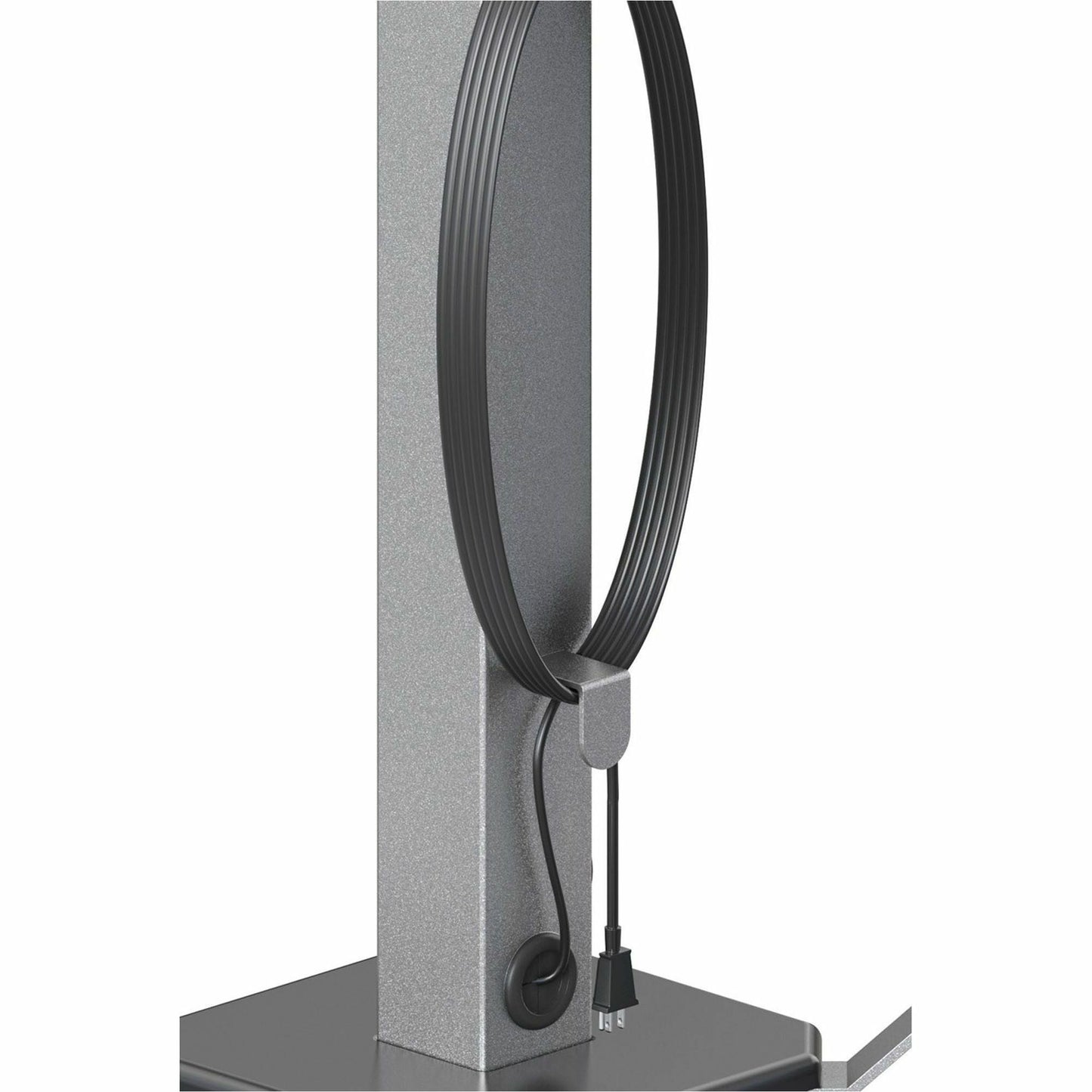 Lorell Mobile Power Tower with 8 AC and 8 USB Charging Outlets 10 ft Cord 12" W x 12" D x 36" H (LLR - LLR34000) - SchoolOutlet