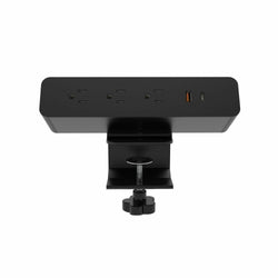 Lorell Desk-Mount Power Outlet with USB-A and USB-C Charging Hub 8.7" W x 2.2" D x 1.9" H (LLR-LLR34001)