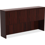 Lorell Chateau Series 4 - Door Executive Hutch Top Mahogany Laminate 70.9