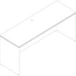 Lorell Chateau Series Rectangular Conference Tabletop 94.5