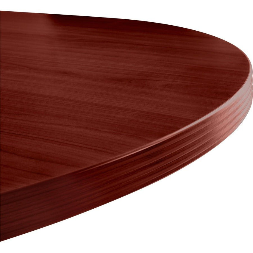Lorell Chateau Series 8' Oval Conference Tabletop 94.5"W x 47.3"D x 1.4"H (LLR - LLR34342) - SchoolOutlet