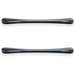 Lorell Chateau Series Transitional Aluminum Drawer Pulls Black 2 - Pack (LLR - LLR34345) - SchoolOutlet