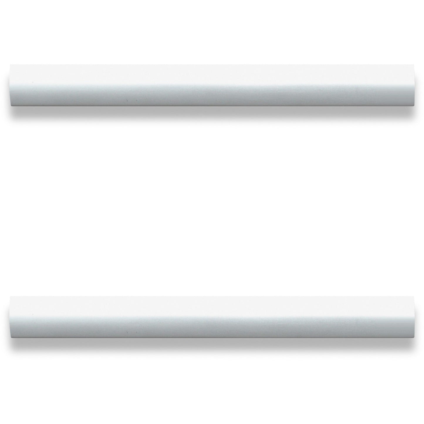 Lorell Chateau Series Modern Aluminum Drawer Pulls Silver 2 - Pack (LLR - LLR34346) - SchoolOutlet