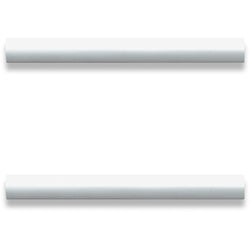 Lorell Chateau Series Modern Aluminum Drawer Pulls Silver 2-Pack (LLR-LLR34346)