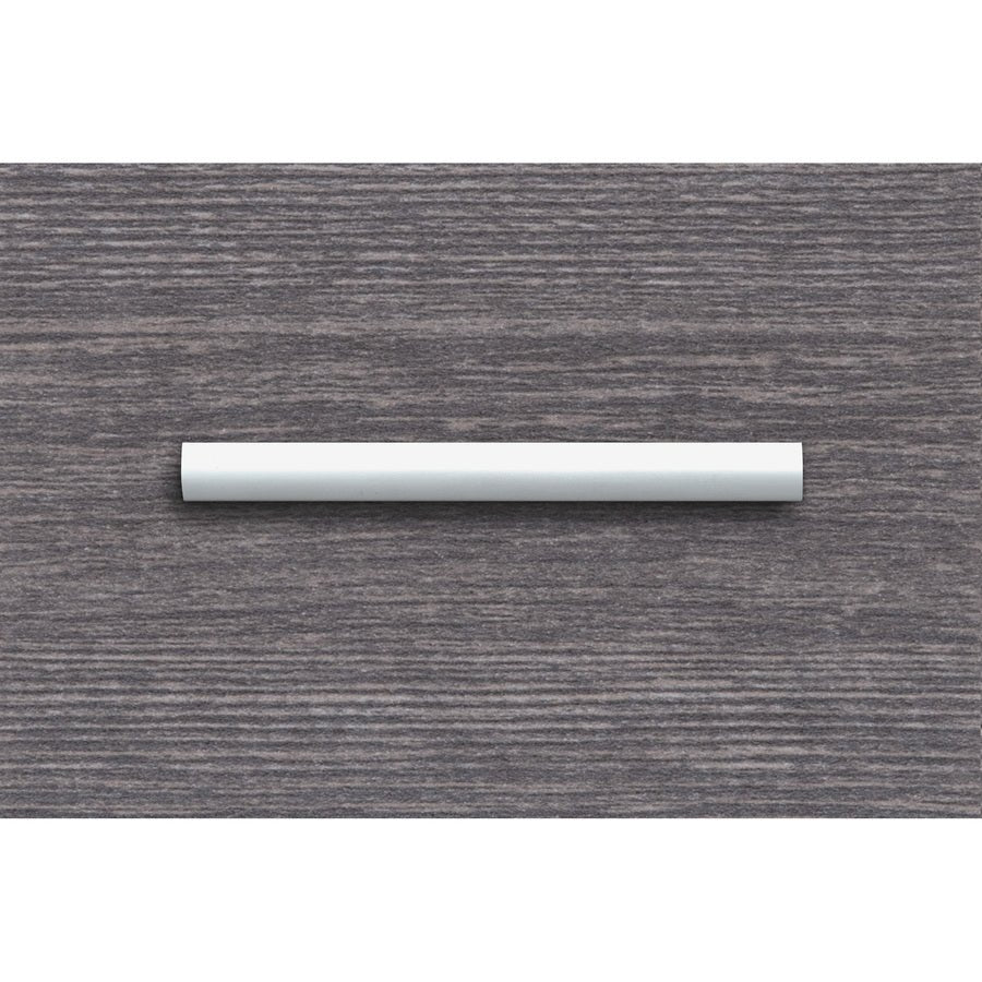 Lorell Chateau Series Modern Aluminum Drawer Pulls Silver 2 - Pack (LLR - LLR34346) - SchoolOutlet