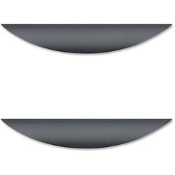 Lorell Chateau Series Traditional Aluminum Drawer Pulls Black 2-Pack (LLR-LLR34347)