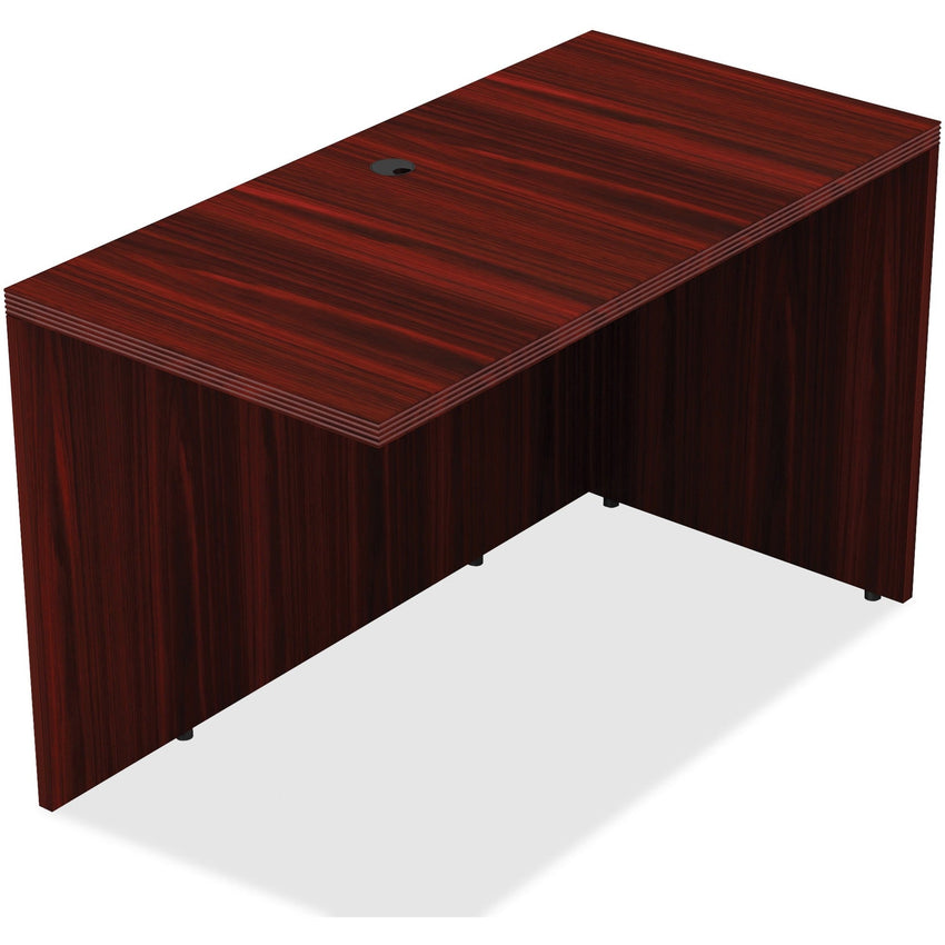Lorell Chateau Series Return with Reeded Edge 42"W x 24"D x 29.5"H (LLR - CHT - RT42) - SchoolOutlet