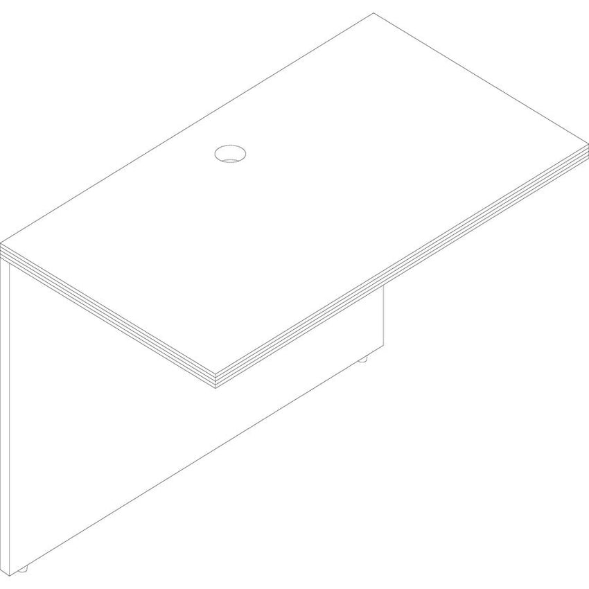 Lorell Chateau Series Bridge 48"W x 24"D x 29.5"H (LLR - LLR34350) - SchoolOutlet