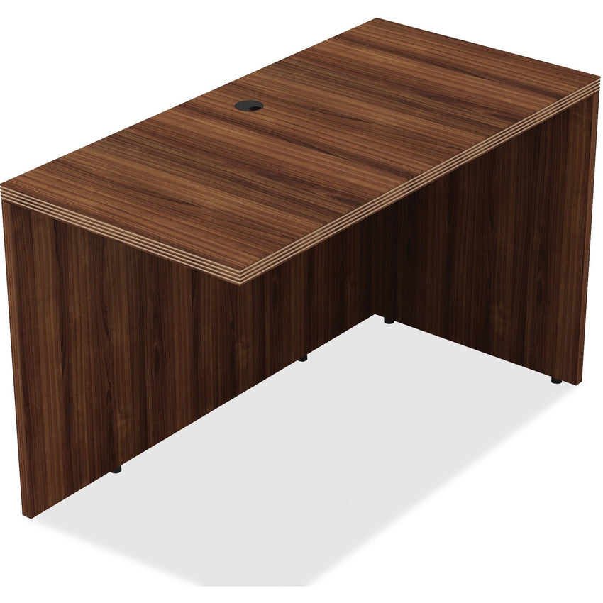 Lorell Chateau Series Return with Reeded Edge 42"W x 24"D x 29.5"H (LLR - CHT - RT42) - SchoolOutlet