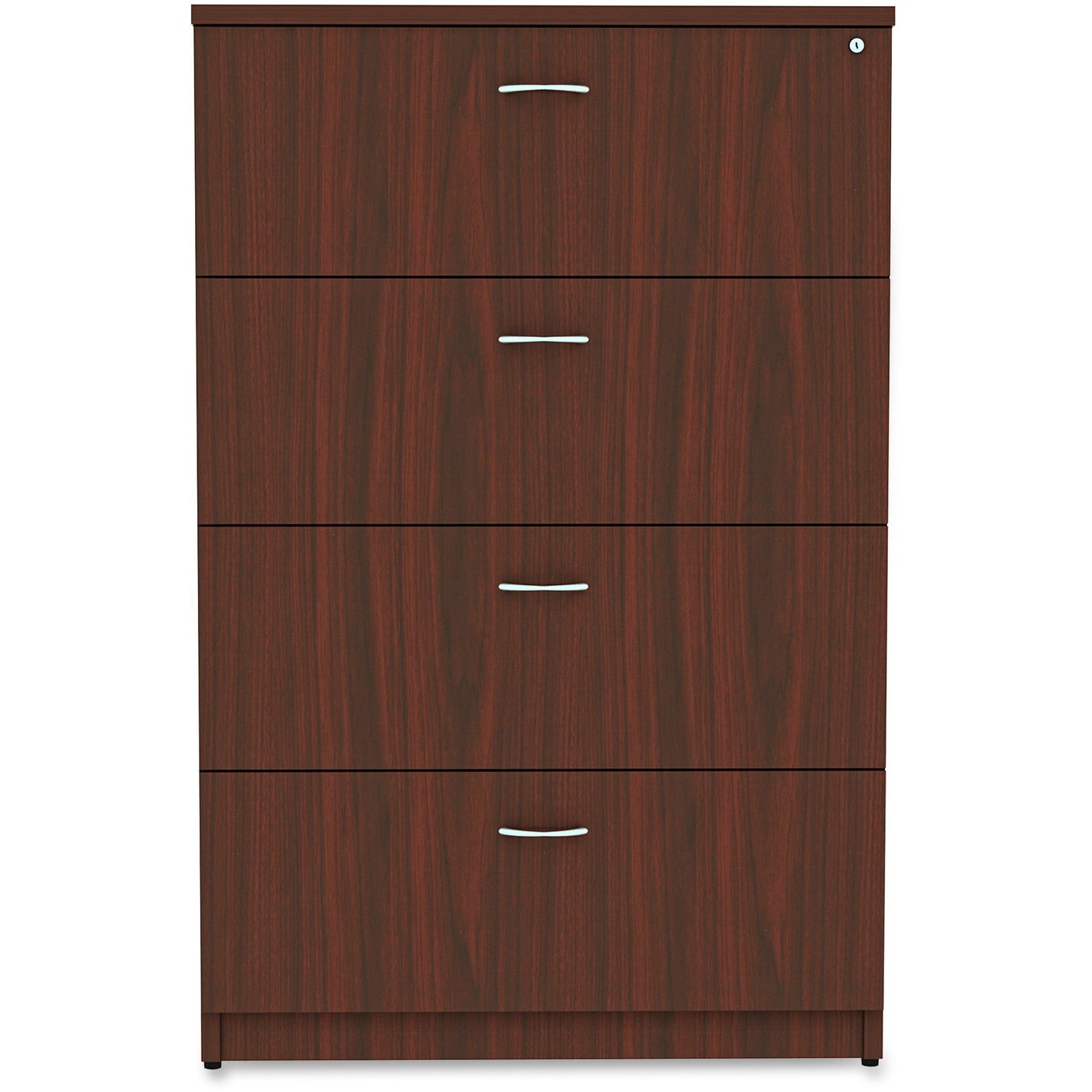 Lorell Essentials Series 4 - Drawer Lateral File with Anti - tip Mechanism Assembly Required 35.5"W x 22"D x 54.8"H (LLR - ESS - LF355 - 4D) - SchoolOutlet