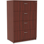Lorell Essentials Series 4 - Drawer Lateral File with Anti - tip Mechanism Assembly Required 35.5