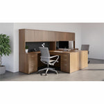 Lorell Essentials Series Left Corner Credenza 72